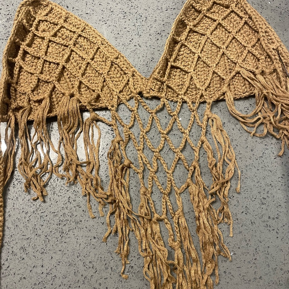 Fashion nova crochet bikini.